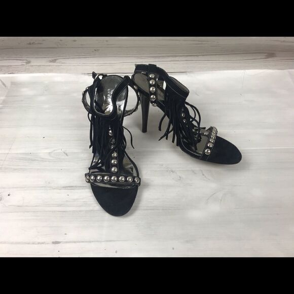 Guess Black Gorgeous Sandals. Sz 6M - Picture 2 of 5